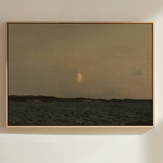 Moonrise Over Quiet Waters