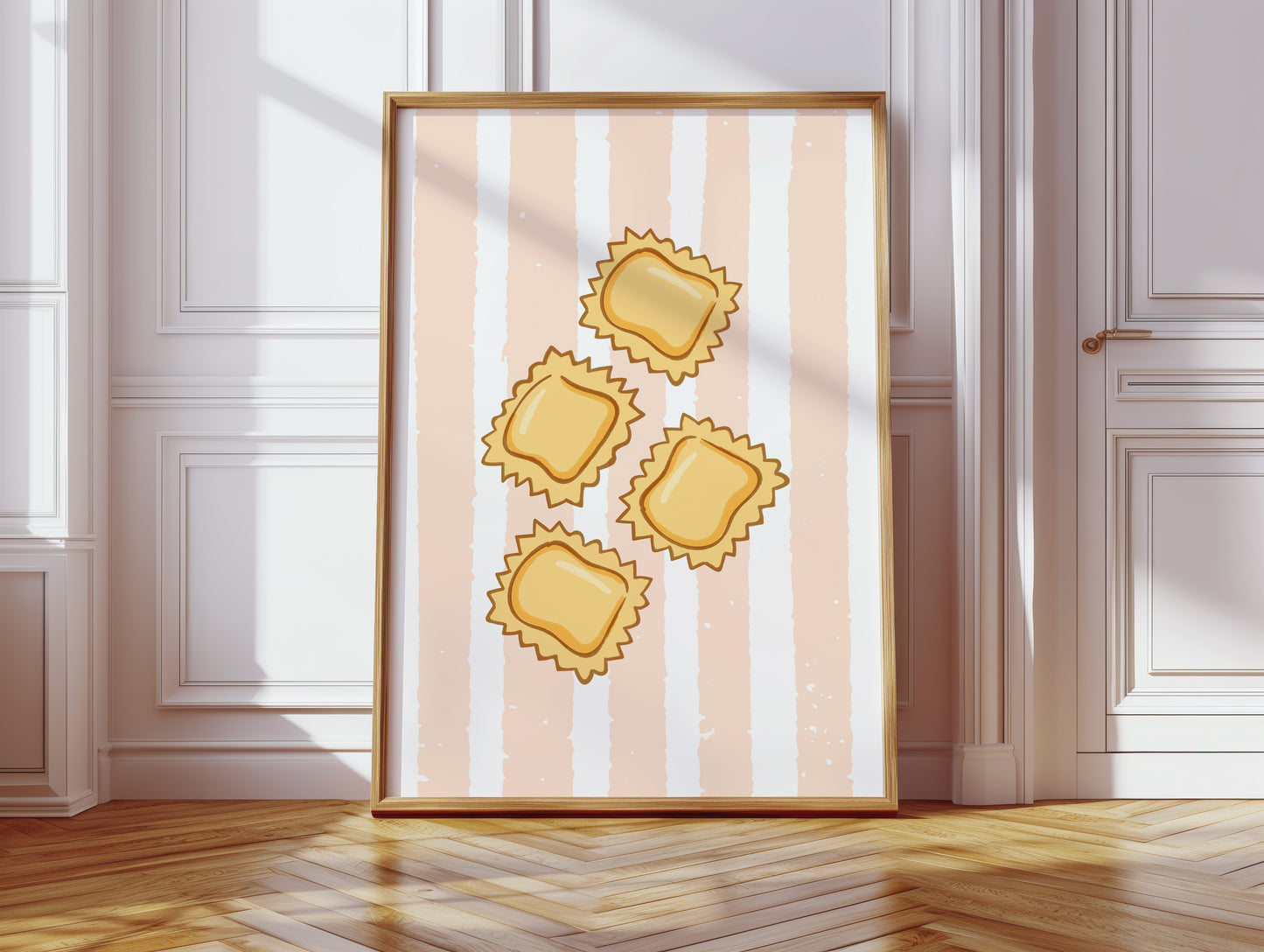 Ravioli Dances Through Blush Afternoon