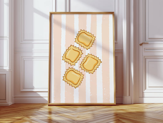 Ravioli Dances Through Blush Afternoon