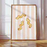 Pasta Dances Through Blush Stripes