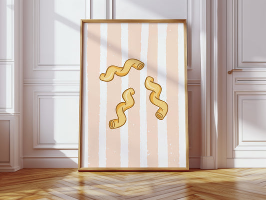 Pasta Dances Through Blush Stripes