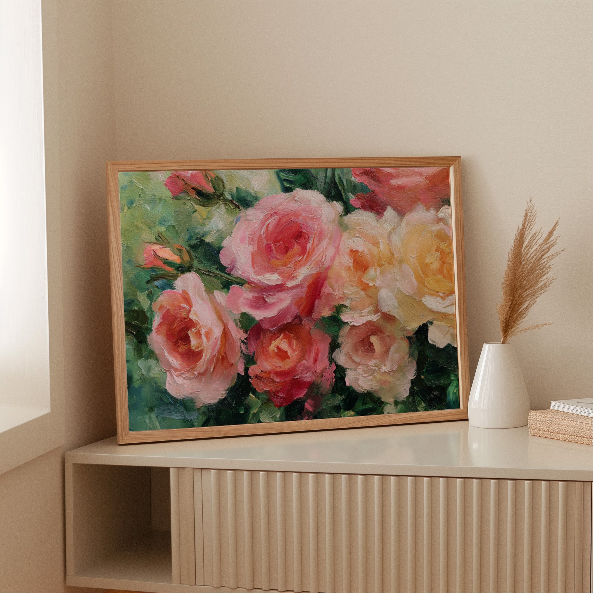 Summer Roses Paint Their Stories