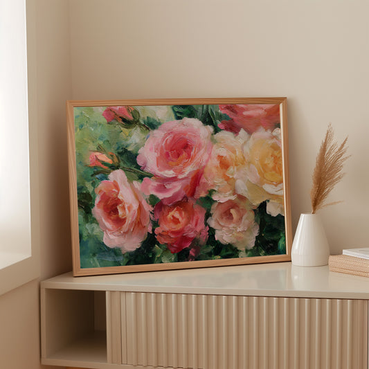 Summer Roses Paint Their Stories