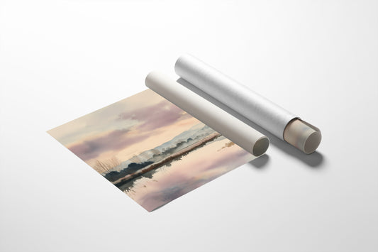 Lavender Lakes Between Silent Hills