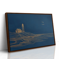 Coastal Beacon Awaits The Dawn