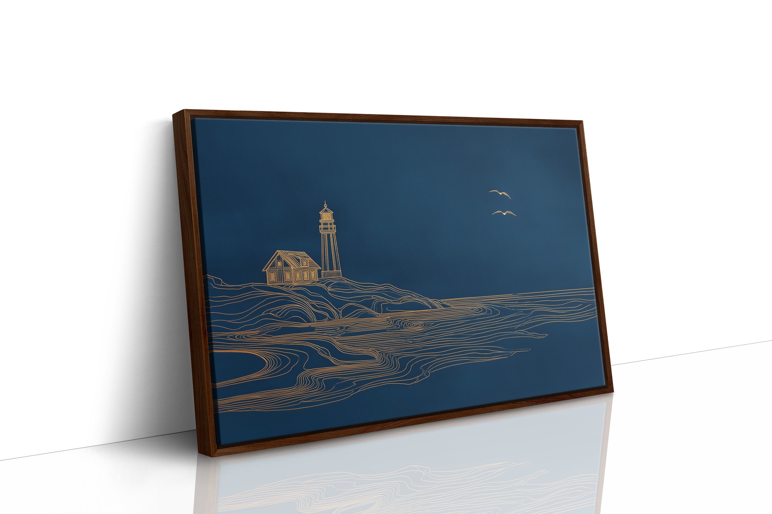 Coastal Beacon Awaits The Dawn