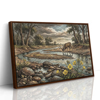 Buck at the River's Bend