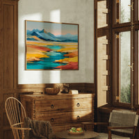 Turquoise Rivers Meet Golden Prairie