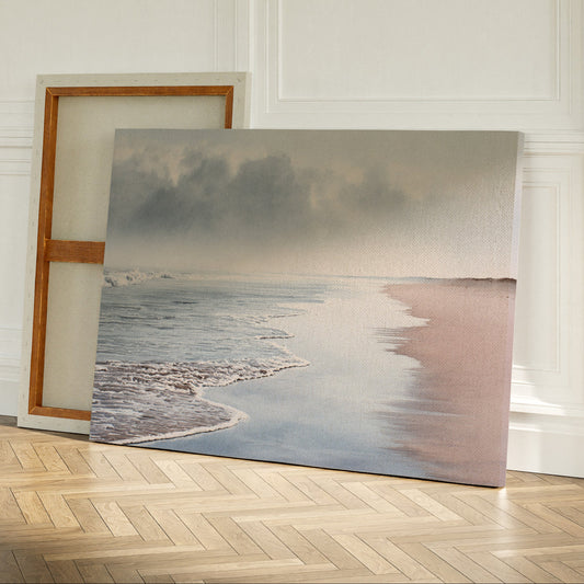 Waves Write Songs In Pink Sand