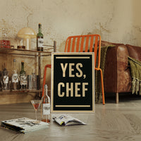 Yes Chef Kitchen Command Print