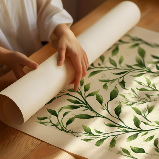 Verdant Words On Wooden Rest