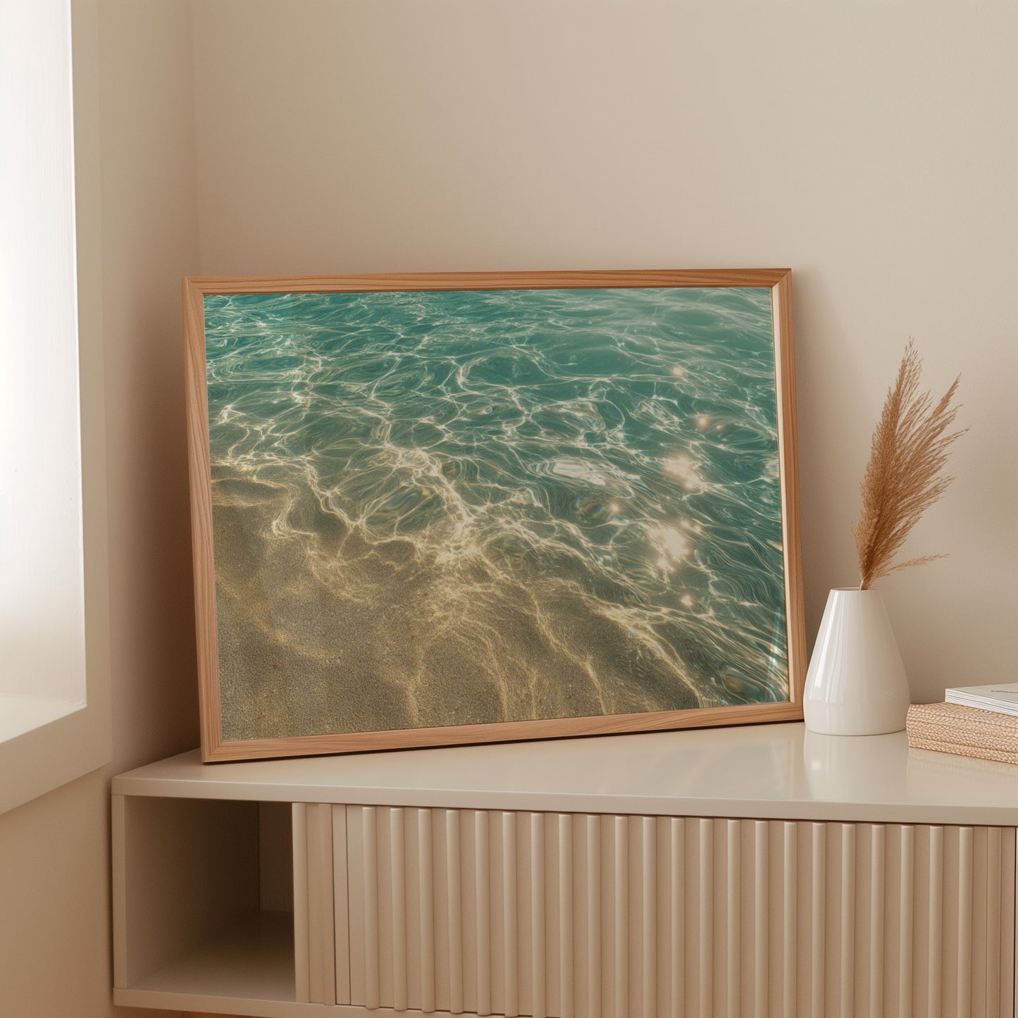 Crystal Tides Kiss Golden Shore