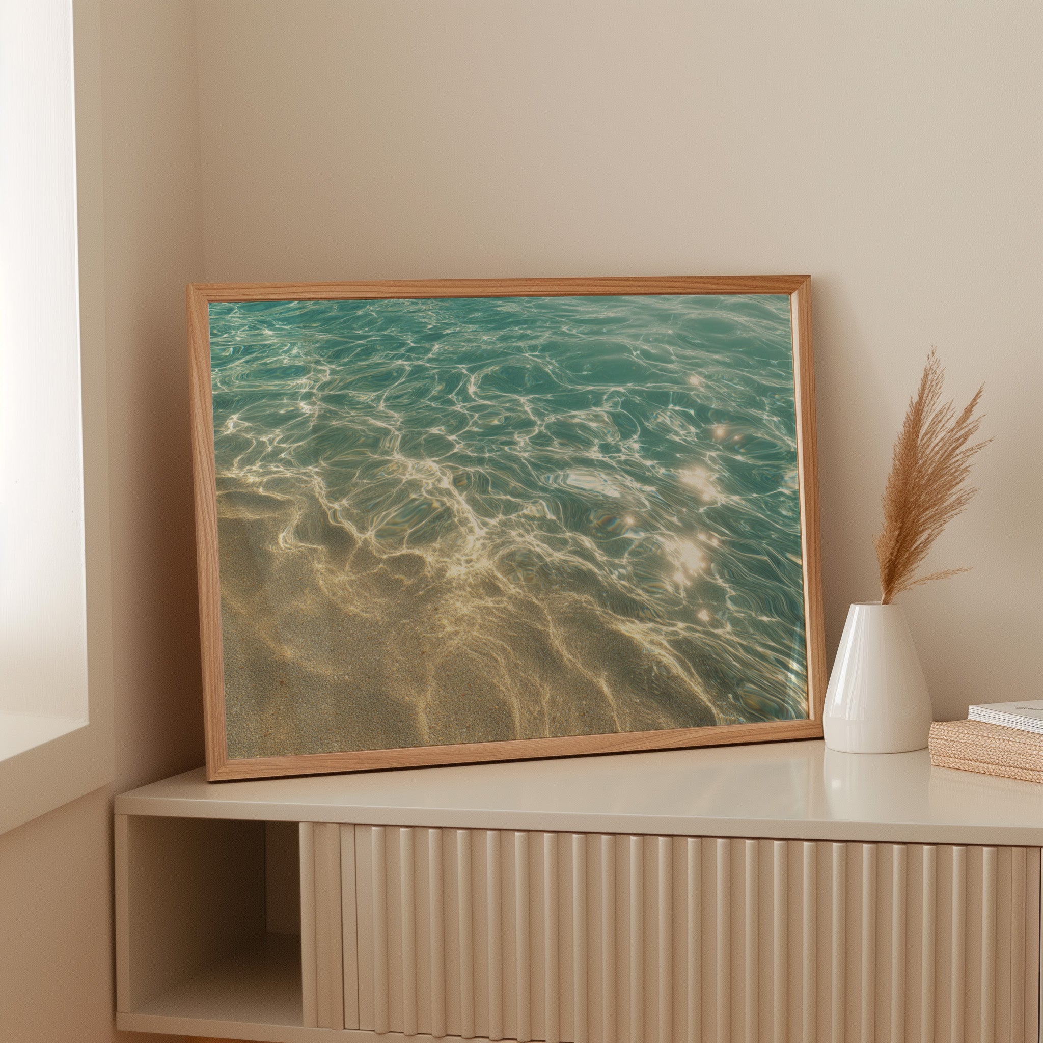 Crystal Tides Kiss Golden Shore