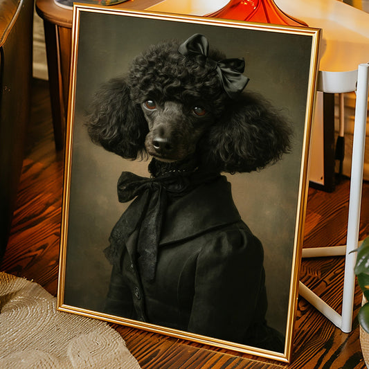 Elegance Wrapped in Curly Fur