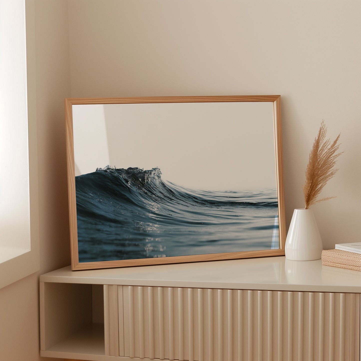 Ocean's Pulse Catches Morning Light