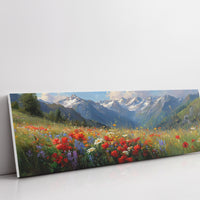 Wildflowers Beneath the Peaks