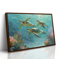 Ancient Voyagers Through Turquoise Depths