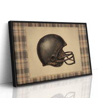 Vintage Gridiron Helmet Study