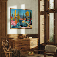 Saguaros Dance In Rainbow Valleys