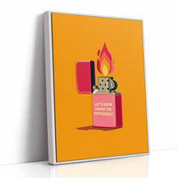 Let’s Burn Down the Patriarchy Art Print
