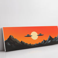 Visitors in the Red Sky