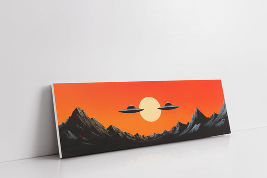 Visitors in the Red Sky