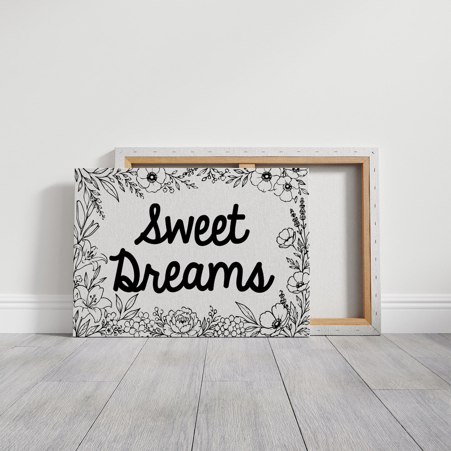 Sweet Dreams Botanical Line Art