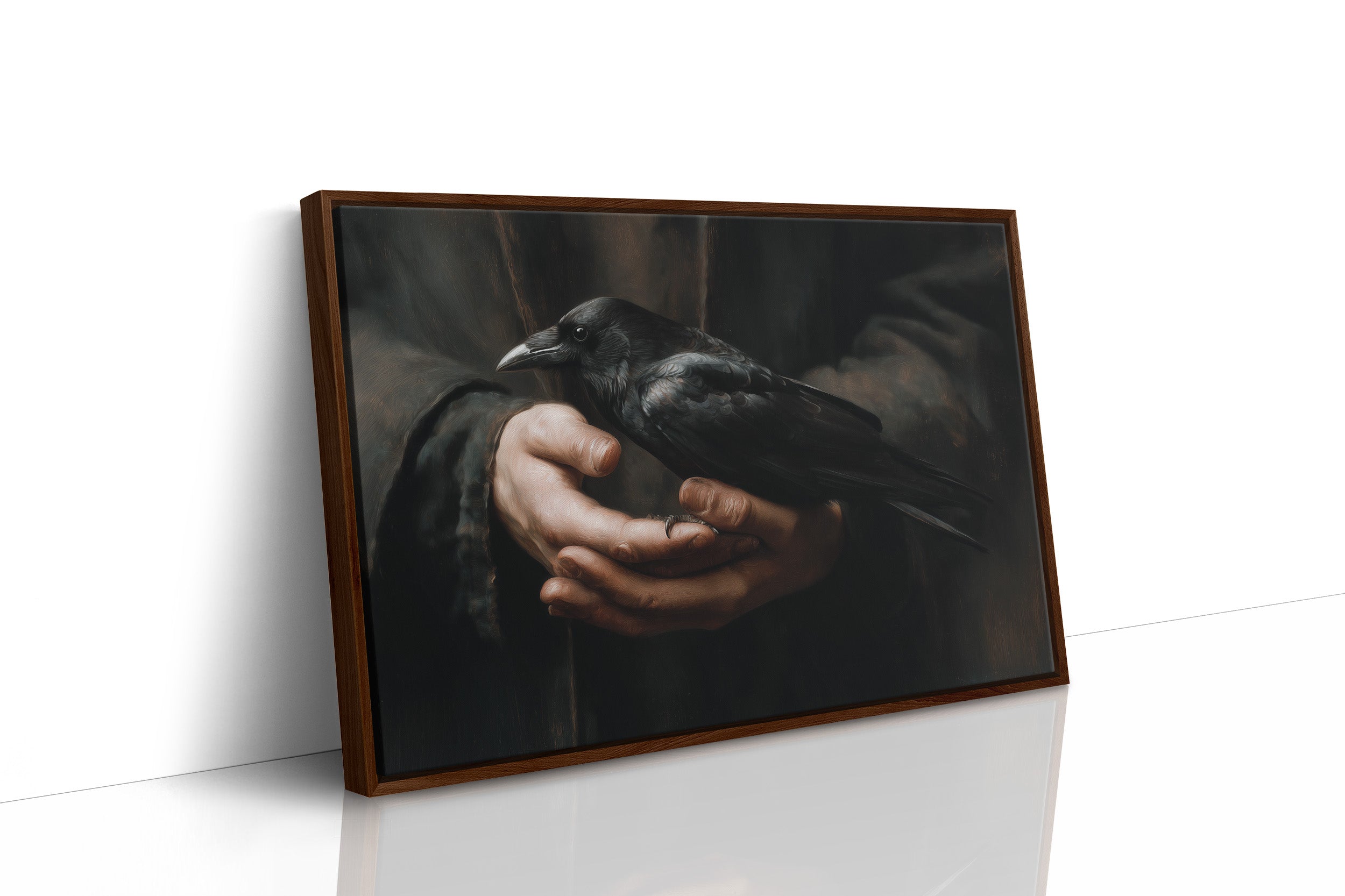 Raven's Trust In Human Hands