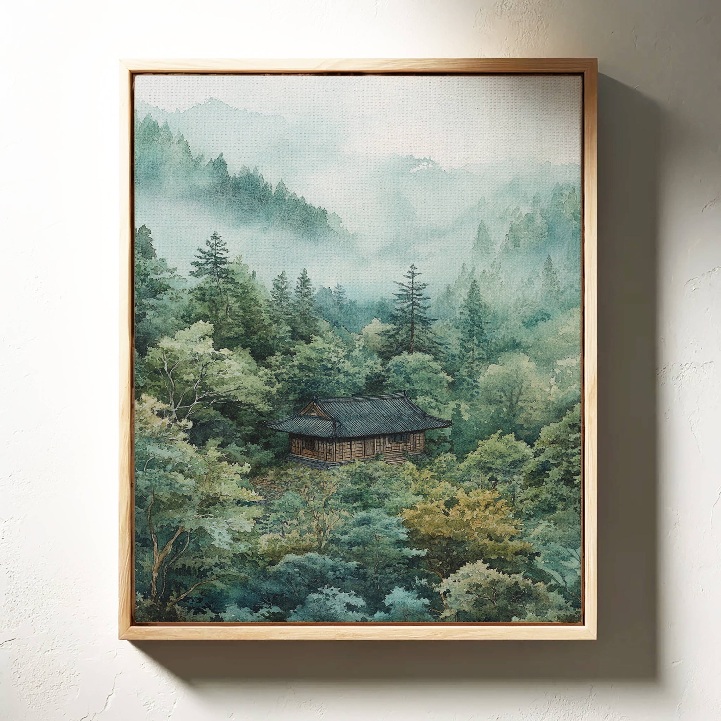 Mountain Mist Shelters Ancient Temple