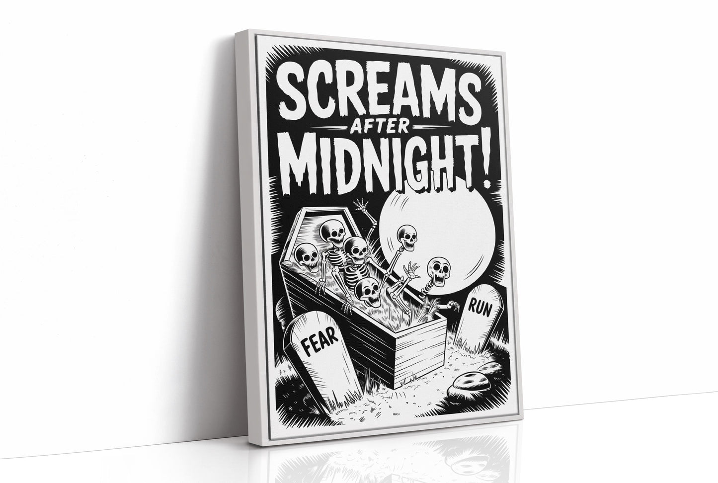 Moonlit Graveyard Awakens Ancient Bones