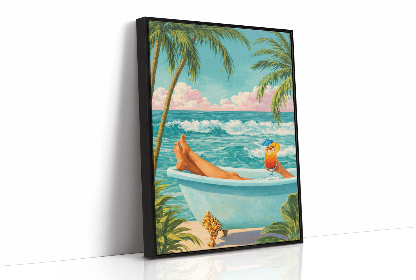 Coastal Bathtub Bliss: Paradise Reimagined