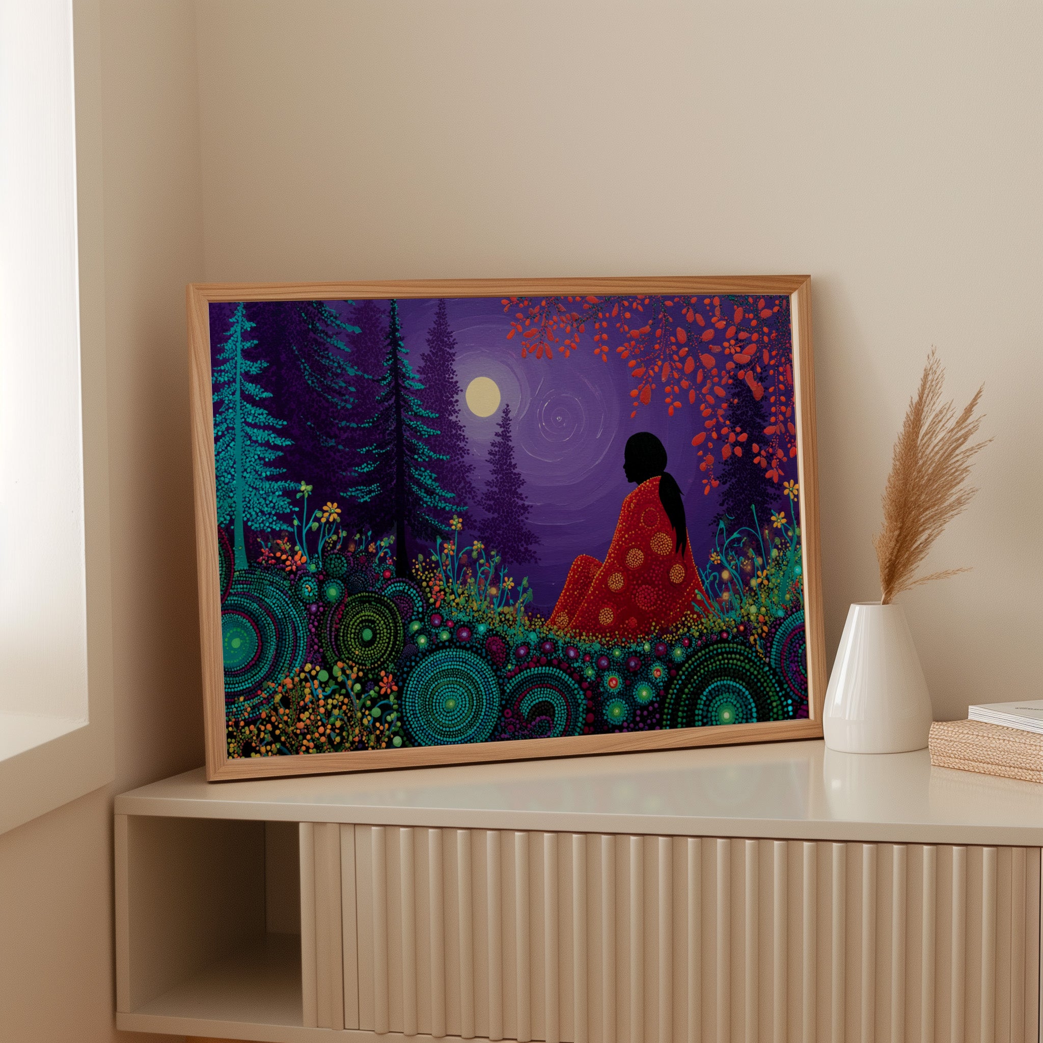 Moonlit Garden Holds Sacred Stories