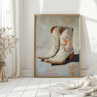 Painted Soles: Floral Cowgirl Boots