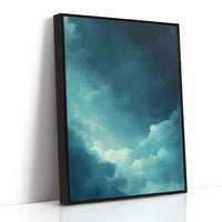 Celestial Drift Through Midnight Blue