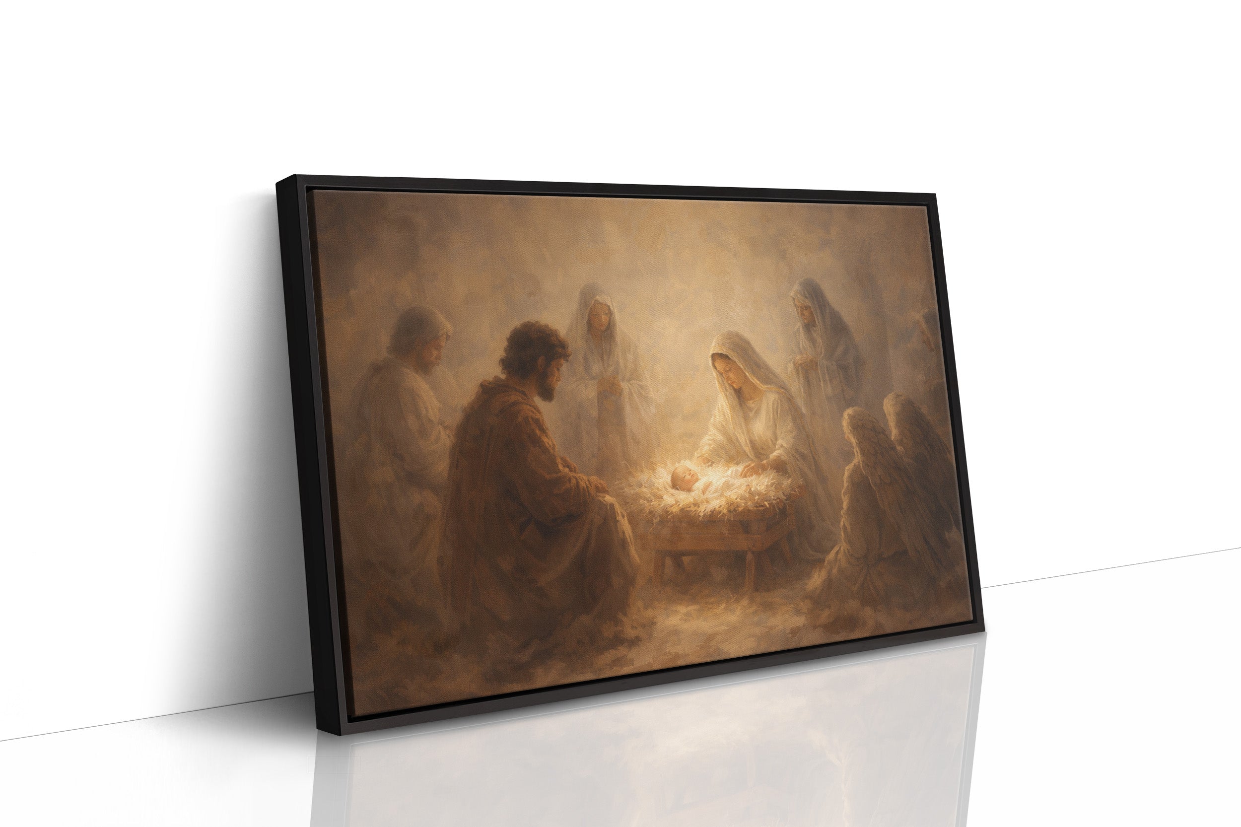 Divine Light Cradles Humble Beginnings