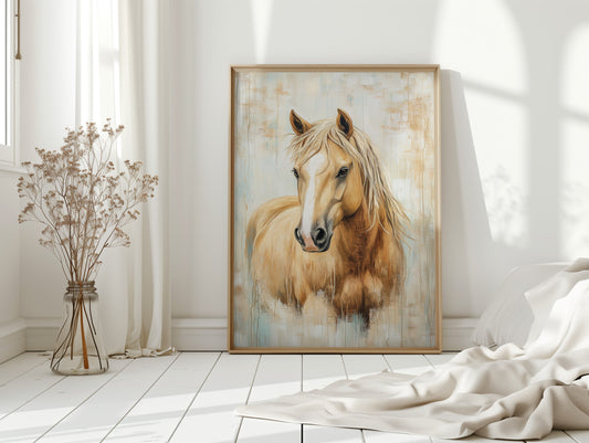 Palomino Gaze: Golden Spirit