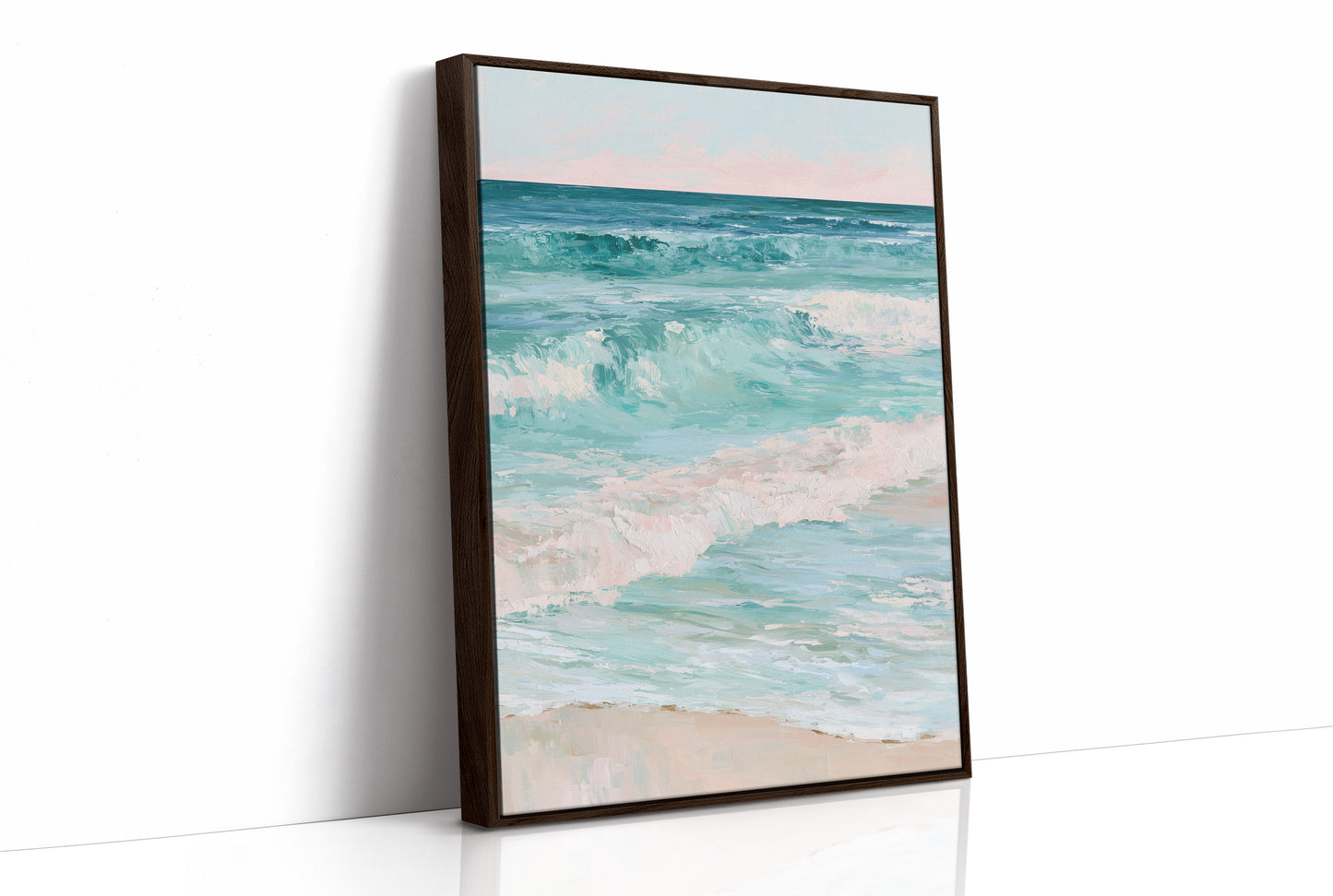 Turquoise Tide, Blush Sky