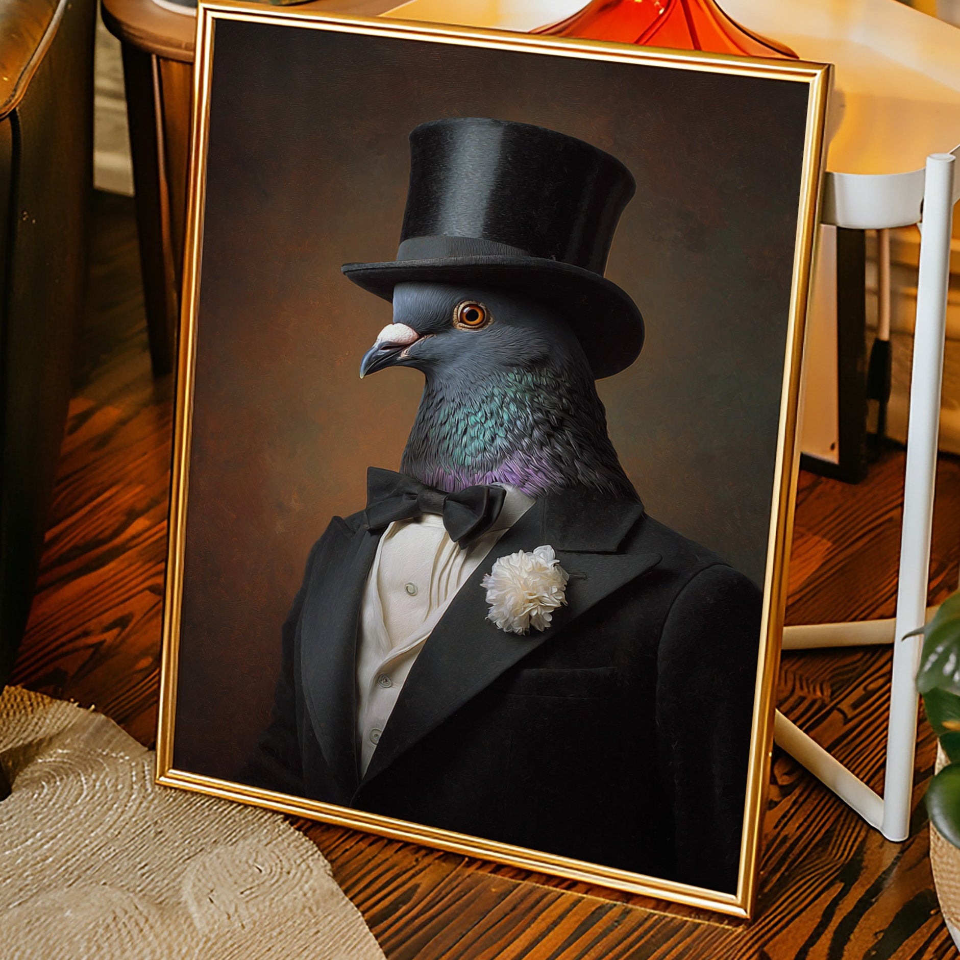Dapper Feathers and Timeless Elegance