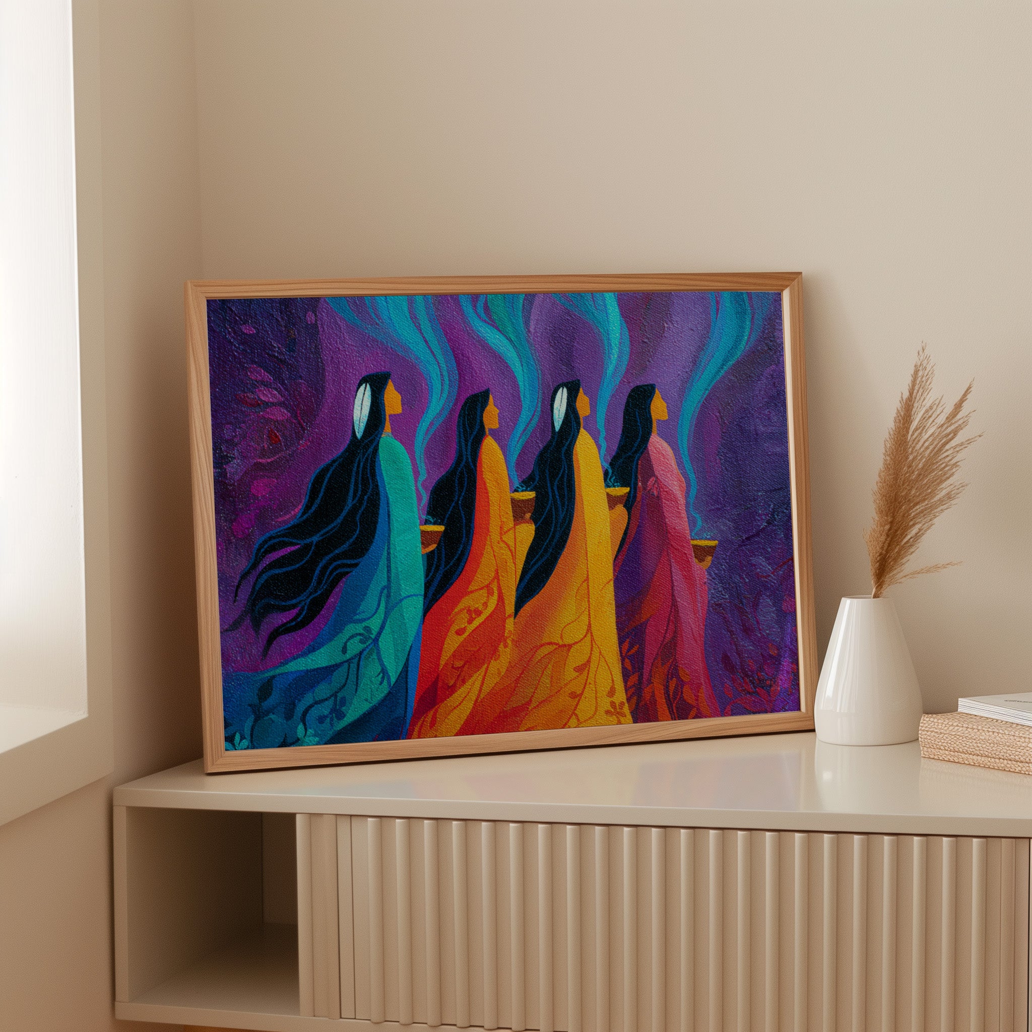 Sacred Smoke Rises Through Color