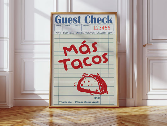 Taco Tuesday Orders Sweet Memories