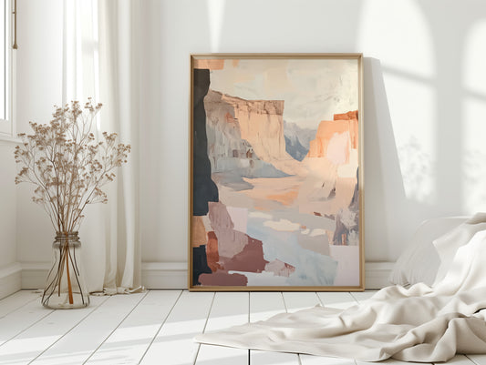 Canyon Light: Abstract Southwest Landscape
