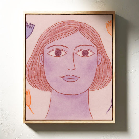 Desert Meets Modern Portrait Pink