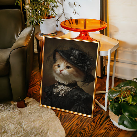 A Feline's Timeless Elegance