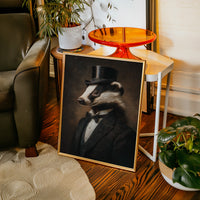Dapper Badger in Formal Attire