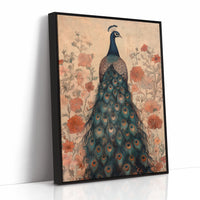 Antique Elegance with Scarlet Bloom