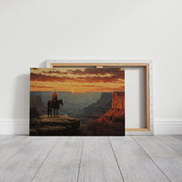 The Last Light Over Canyon's Edge