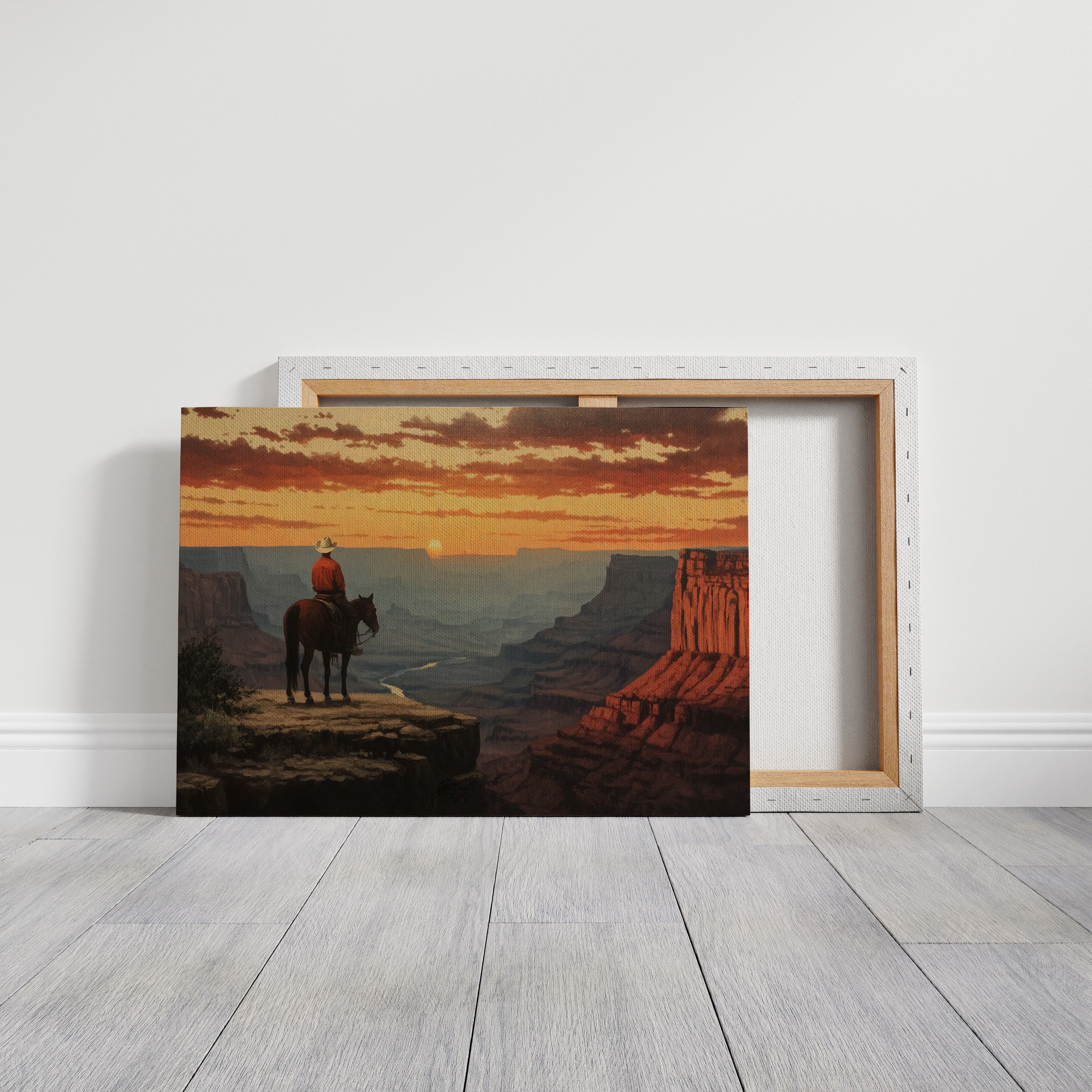 The Last Light Over Canyon's Edge