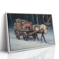 Snow Path Leads To Magic Night