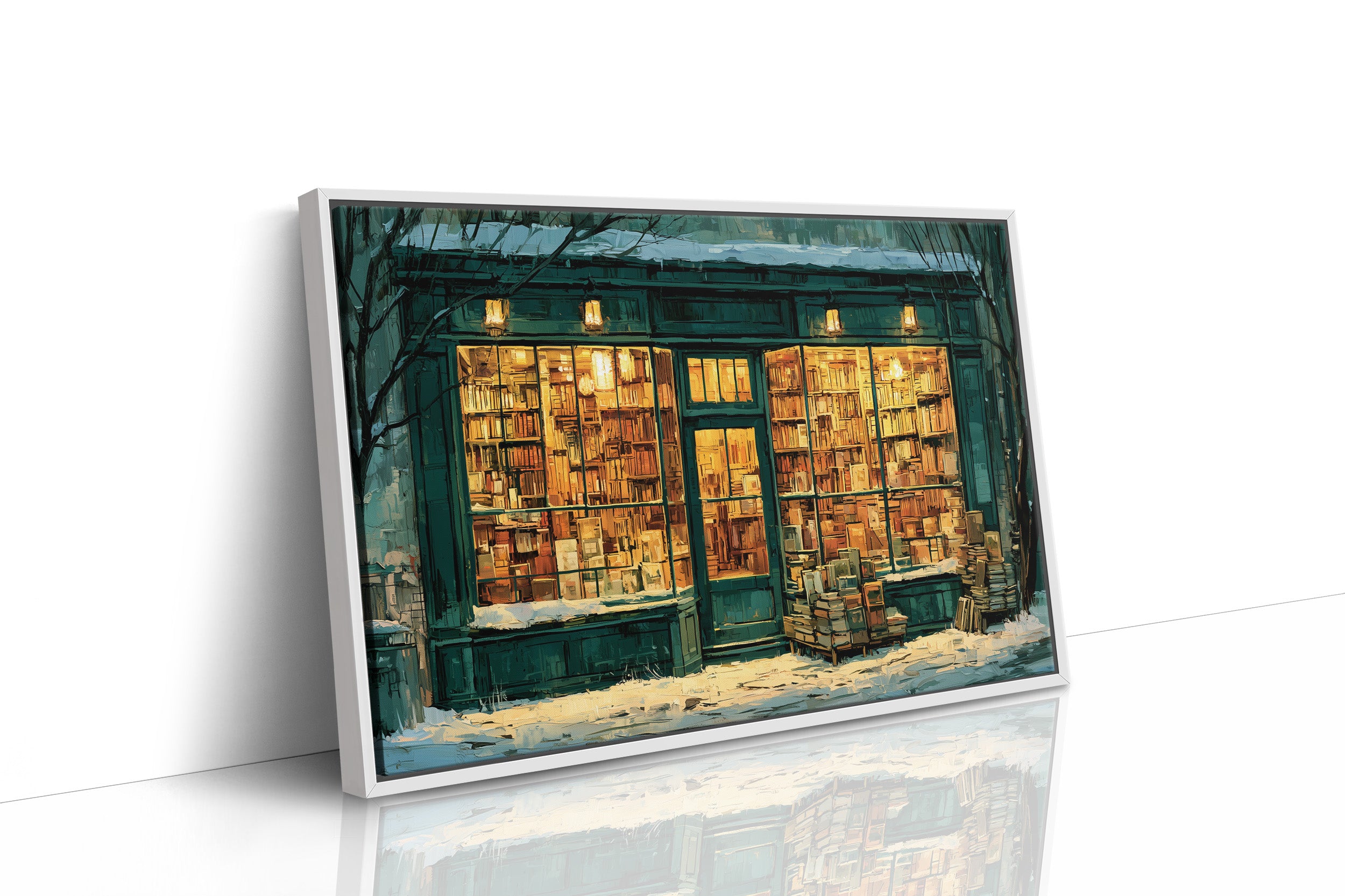 Winter Light at the Bookshop