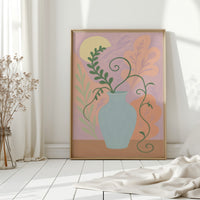 Sunny Fruit Bowl on Blue